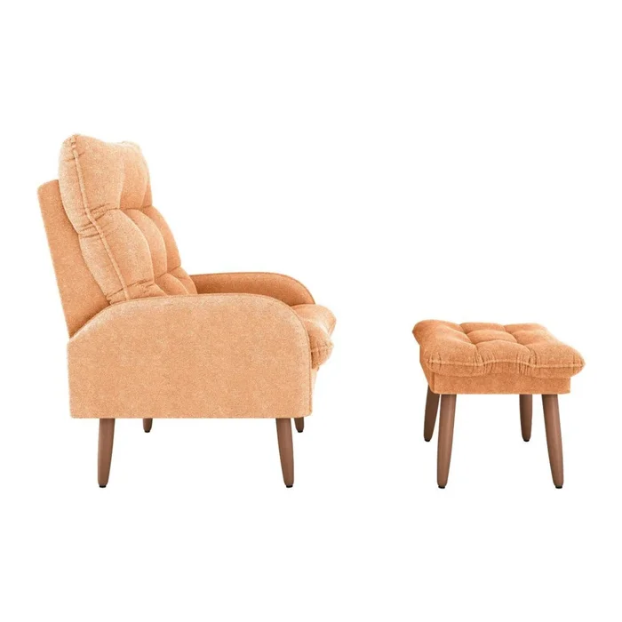 Kit Poltrona + Puff Relax - Mostaza en Mostaza - Sillones y sofás, Uruguay | Ecowood, vista 4