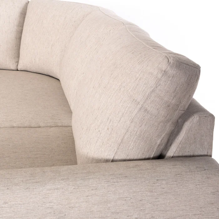 Rinconera Anni - Tela Aquaclean - 3 + Chaise - A fabricar en Beige - Sillones y sofás, Uruguay | NYR, vista 3