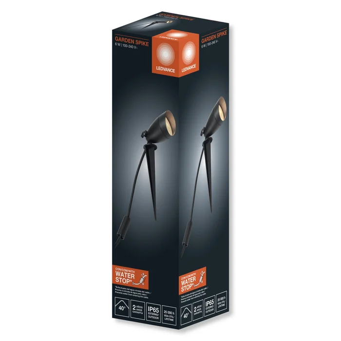 Luminaria Pincho 6W LEDVANCE OSRAM Luz Cálida en Negro - Lámparas de pie, Uruguay | Serlux, vista 2