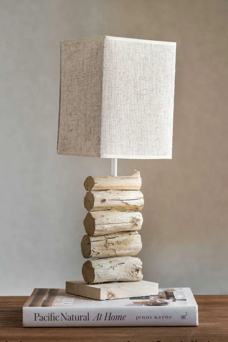 LAMPARA TROPEZ en Beige - Lámparas de mesa, Uruguay | La Iberica