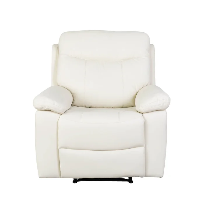 Recliner 1 Cuerpo Simil-cuero Natural-beige Lexus Crema en Beige - Sillones y sofás, Uruguay | Divino, vista 3
