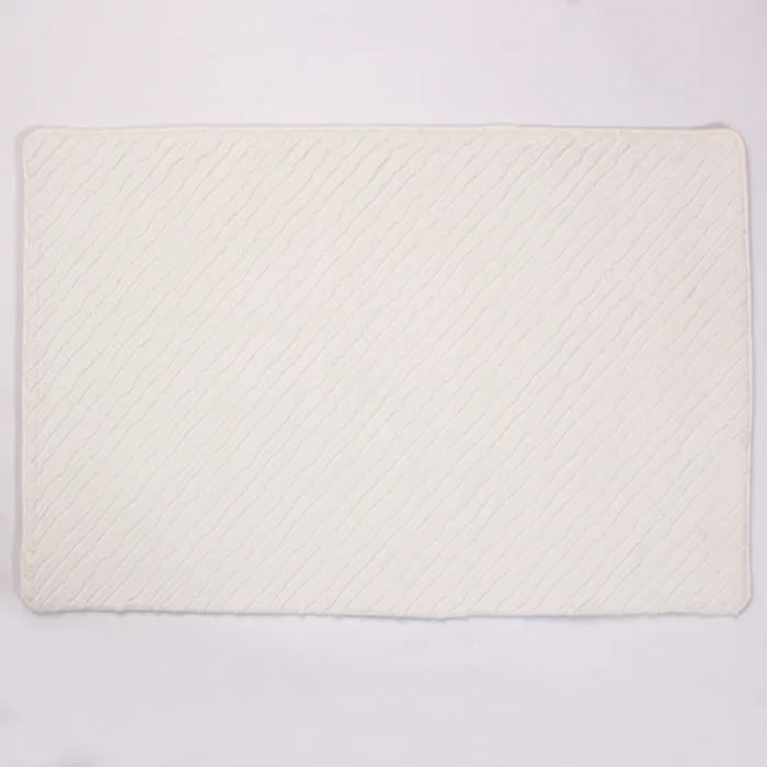 Alfombra Bellagio Jacquard 57×90 en Blanco - Alfombras, Uruguay | Tiendas Montevideo, vista 2