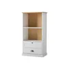 Estantería - 2 Cajones - Línea Oslo - Blanco en Blanco - Bibliotecas, Uruguay | Ecowood, vista 1 de 4