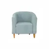 Sofa Sillon Poltrona 1 Cuerpo Praga - Gris Azulado en Gris - Sillones y sofás, Uruguay | Ecowood, vista 4 de 4