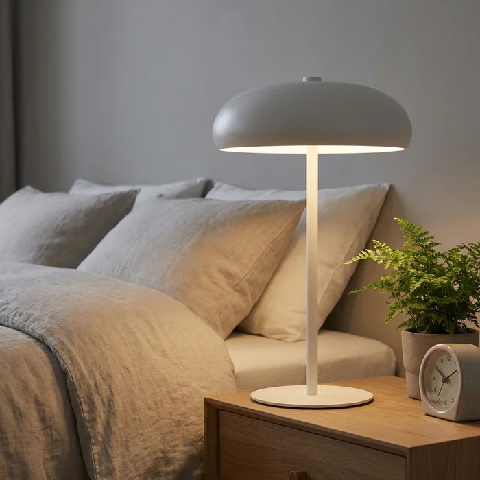 Lámpara de mesa Nébula White en Blanco - Lámparas de mesa, Uruguay | La Perla, vista 3