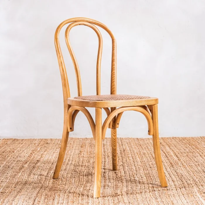 Silla Luke Teca en Madera natural - Sillas, Uruguay | Aihaus