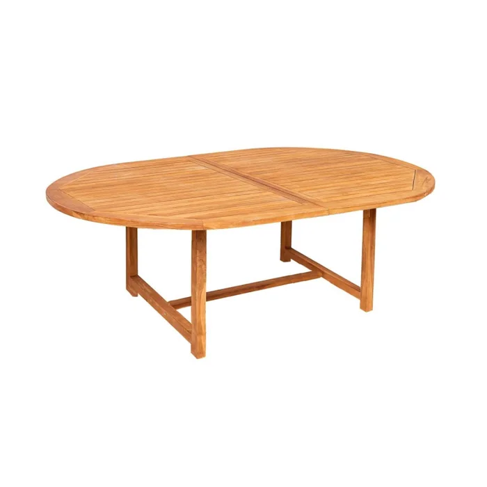 Mesa Ext Madera Natural-beige Yaris 180-240cm en Madera natural - Muebles para el exterior, Uruguay | Divino, vista 2