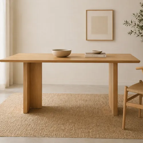 Mesa de Comedor -T- | PREVENTA en Madera natural - Mesas de comedor, Uruguay | Samic