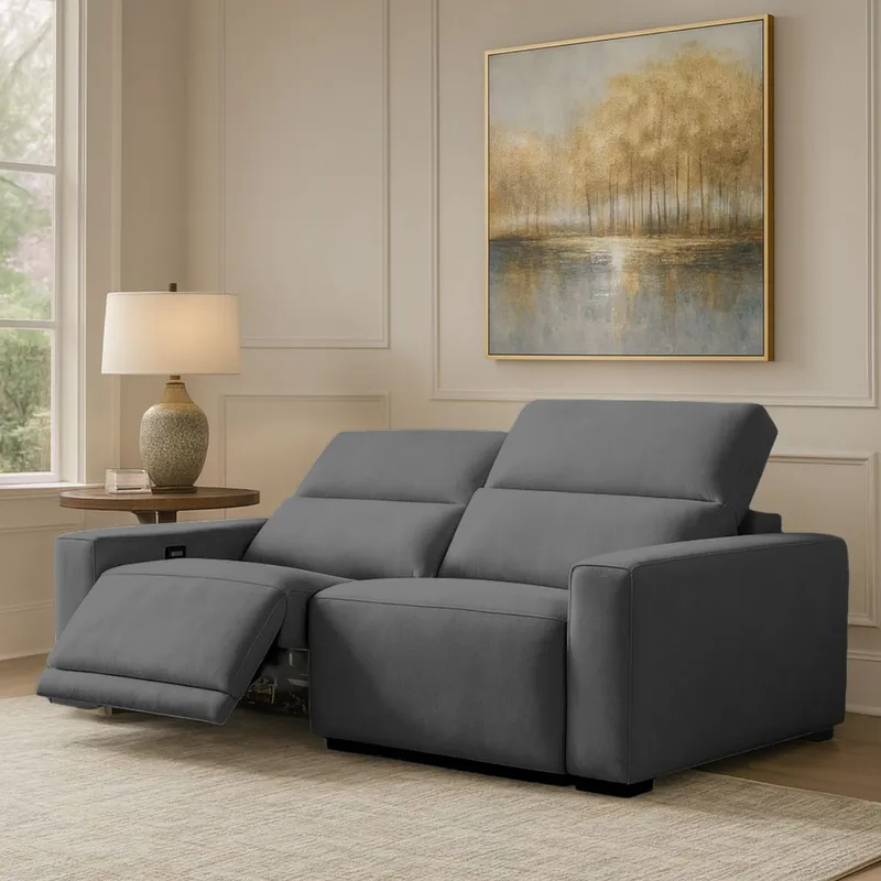 Sofá Eléctrico VOLARE GRIS 3 CUERPOS - Sillones y sofás, Uruguay | Viasono