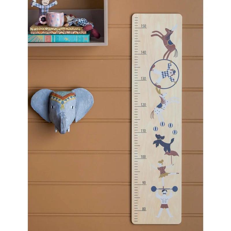 Medidor Kids Madera Natural-beige Circo en Madera natural - Decoración de pared, Uruguay | Divino, vista 3