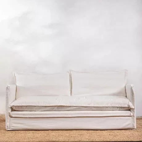 Sofa Patagonia Blanco en Blanco - Sillones y sofás, Uruguay | Concetto Casa