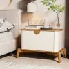 Mesa De Luz 1 Puerta 4 Patas Mdp Off White Natural en OFF WHITE / NATURAL - Mesas de luz, Uruguay | Soy Hogar, vista 5 de 8