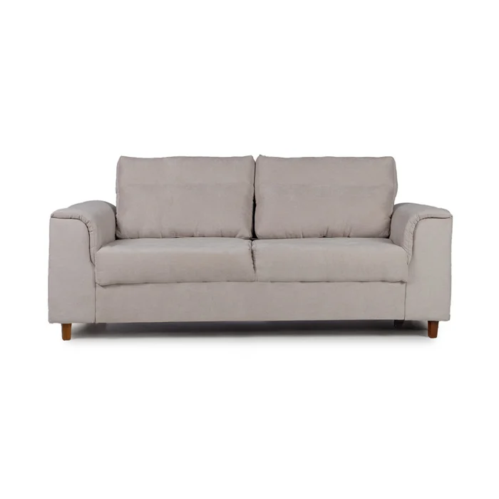 Sofá Aston (Outlet) - Tela Microfibra - 3 cuerpos - Berlin 02 (Beige) en Beige - Sillones y sofás, Uruguay | NYR, vista 2