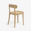 Silla Romane madera de haya acabado natural y chapa de fresno y ratán en Madera natural - Sillas, Uruguay | Kavehome, vista 9 de 10