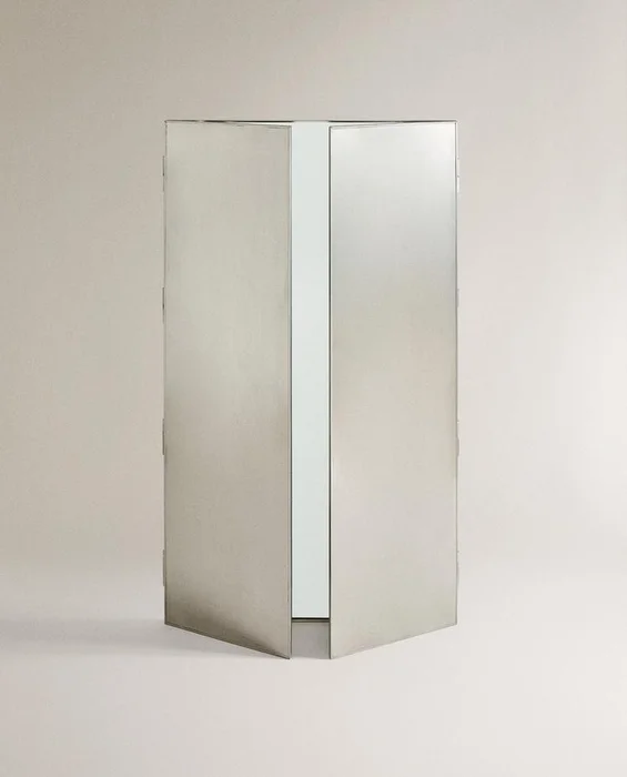 ESPEJO TRIPTICO PERFIL METAL en Plateado - Espejos, Uruguay | Zara Home, vista 4
