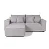 Sofá Modular Maia (3 módulos) - Tela Microfibra - 12074 (Ceniza) en Gris - Sillones y sofás, Uruguay | NYR, vista 2 de 6
