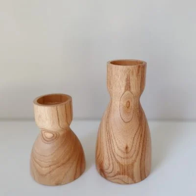 Candelabros de madera maciza Set x2 en Madera natural - Decoración, Uruguay | Dreams On Time, vista 3