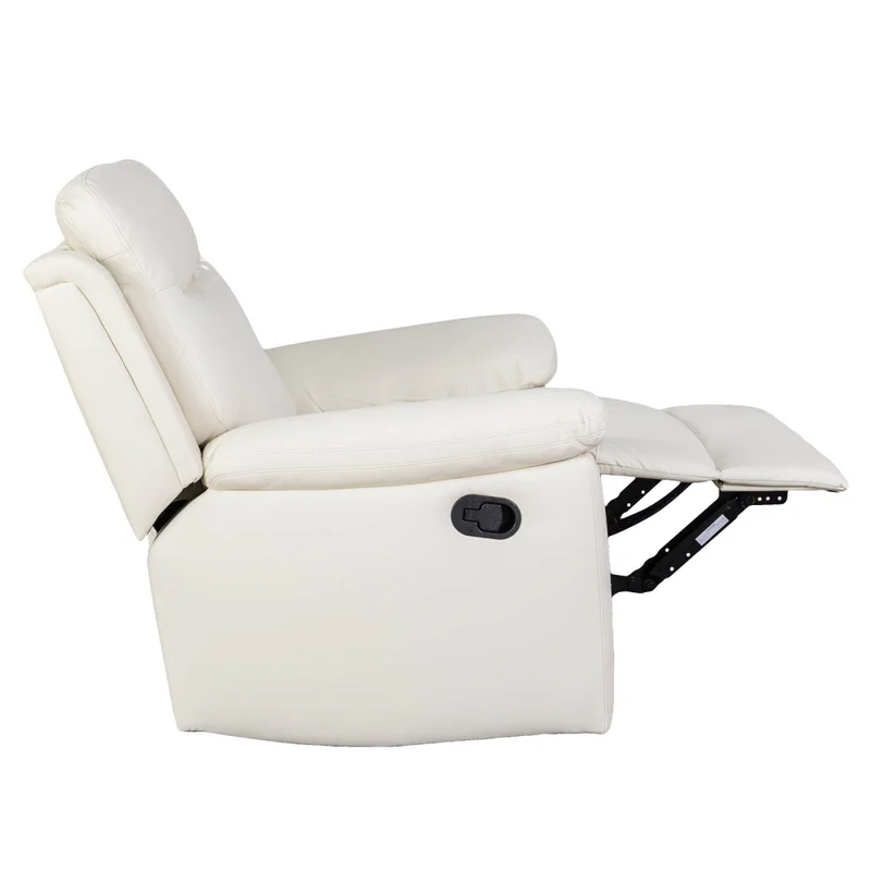 Recliner 1 Cuerpo Simil-cuero Natural-beige Lexus Crema en Beige - Sillones y sofás, Uruguay | Divino, vista 5