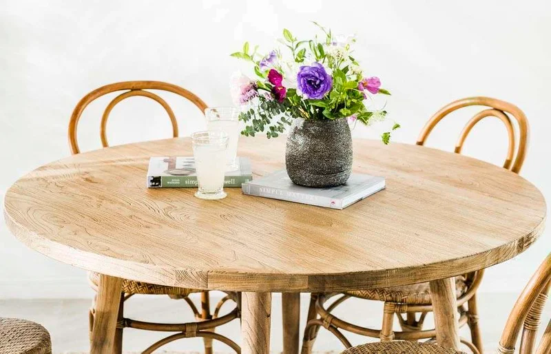 MESA COMEDOR NORDICA - OLMO NATURAL - 1.20 MTS en Madera natural - Mesas de comedor, Uruguay | La Iberica, vista 12
