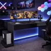 Escritorio Gamer con Cajón y Soporte para CPU | Mesa Gaming Moderna - Grafito en Gris - Escritorios y sillas de escritorio, Uruguay | Mulata, vista 3 de 8