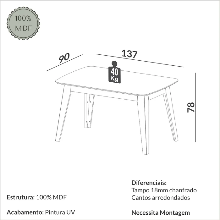Mesa de Comedor German en Tamaño - Mesas de comedor, Uruguay | Casa Brava, vista 2