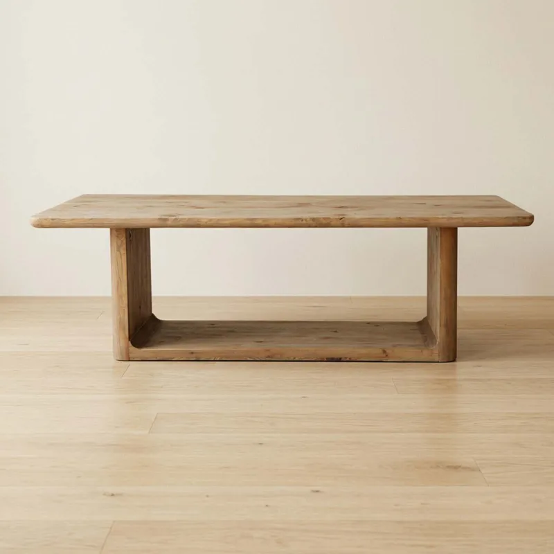 Mesa De Comedor Madera Natural-beige Romero en Madera natural - Mesas de comedor, Uruguay | Divino