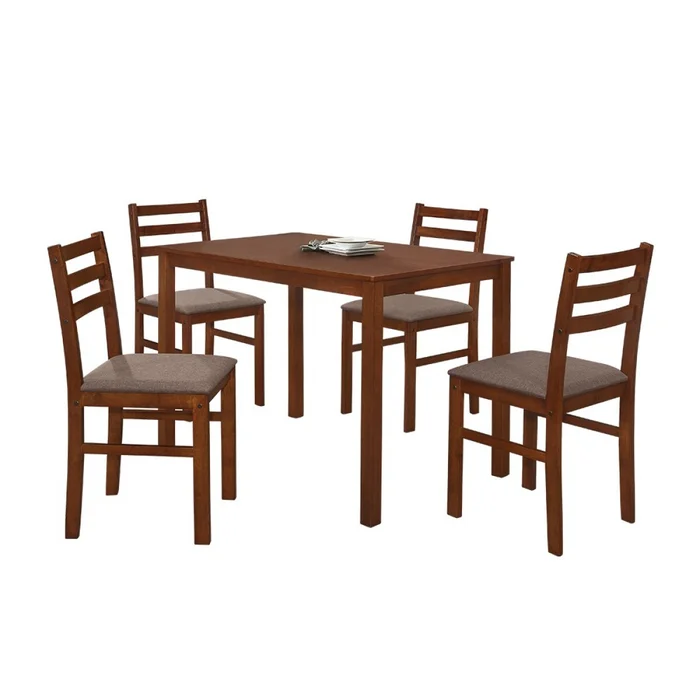 Juego de Comedor 4 sillas - New Starter - Roble en Marrón - Mesas de comedor, Uruguay | Rústico Hogar, vista 2