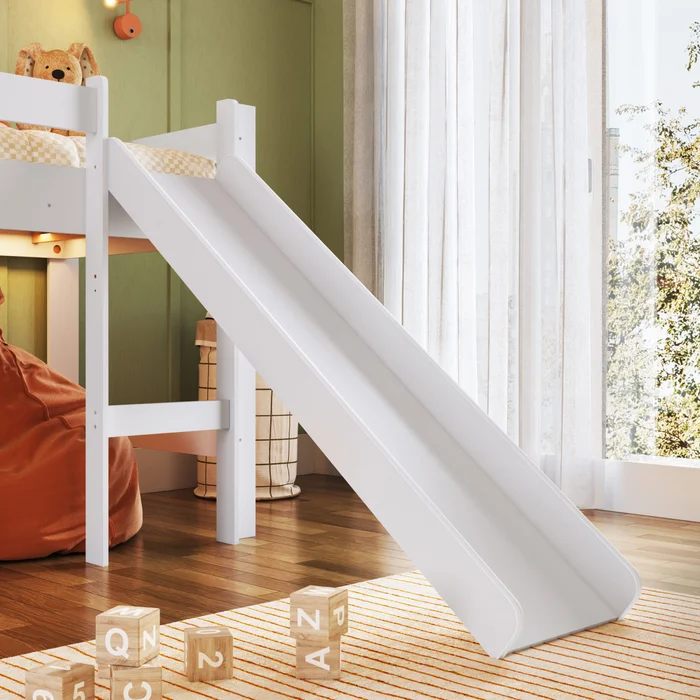Cama Infantil con Tobogán en Blanco - Dormitorio, Uruguay | RM Muebles y Deco, vista 4