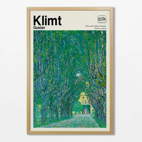 Gustav Klimt - Allee zum Schloss Kammer en Multicolor - Láminas, Uruguay | La Cuadrería
