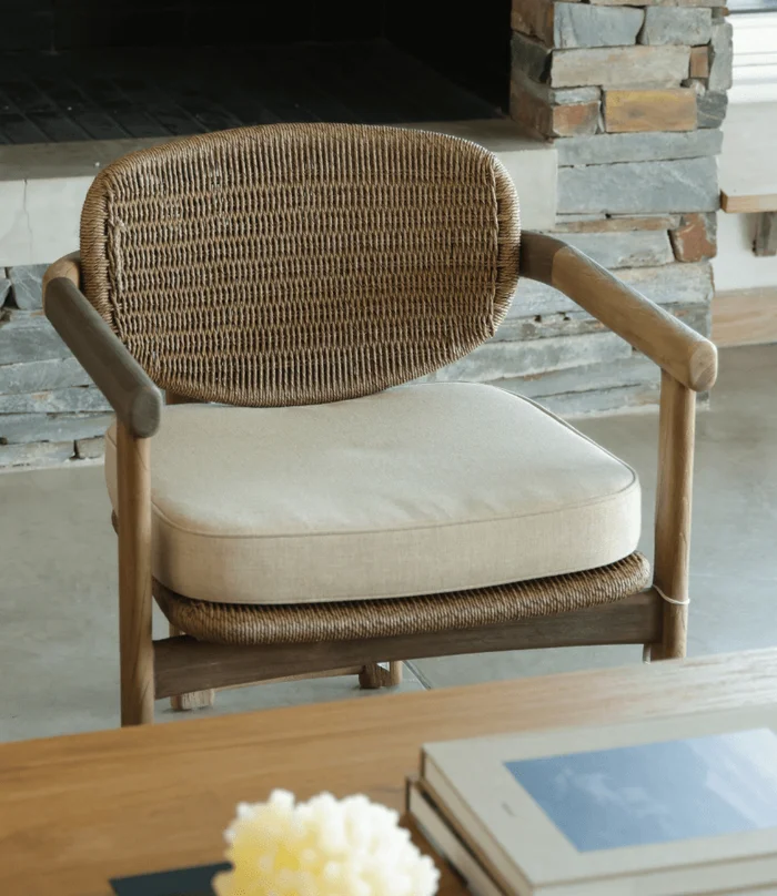 BUTACA CERVIA TEKA NATURAL 67X64X76 en Madera natural - Muebles para el exterior, Uruguay | Masinfinito Casa, vista 2