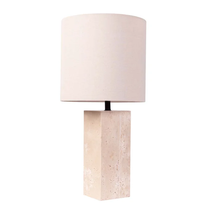Lampara de mesa Marmol Natural/beige Ml234613 en Beige - Lámparas de mesa, Uruguay | Le Blanc