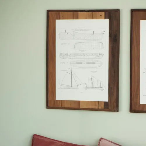 Cuadro Seil - Bateau Hollandais - Decoración de pared, Uruguay | Walnut