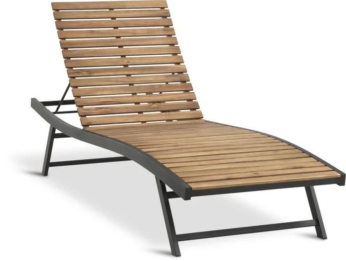 Reposera BAGMARKEN A70xL200 madera dura en Madera natural - Muebles para el exterior, Uruguay | JYSK, vista 2