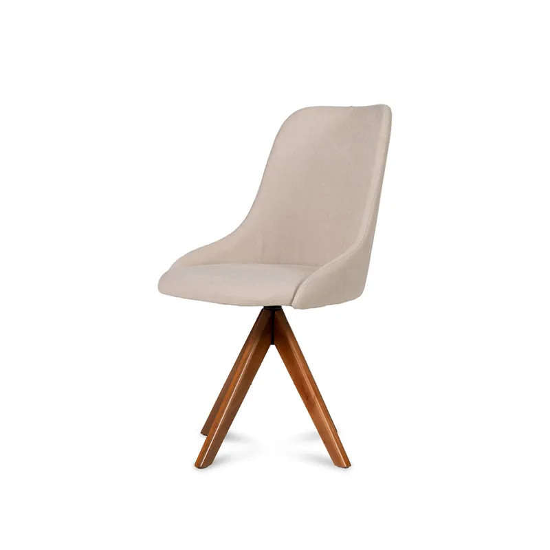 Silla Giratoria Valentina 143 - Tela Microfibra - 228 (Beige) en Beige - Butacas, banquetas y puffs, Uruguay | NYR
