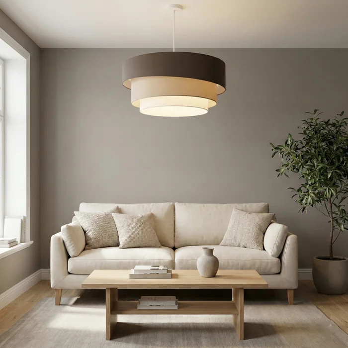 Nórdica Layers Triple en Beige - Lámparas colgantes, Uruguay | La Perla, vista 2
