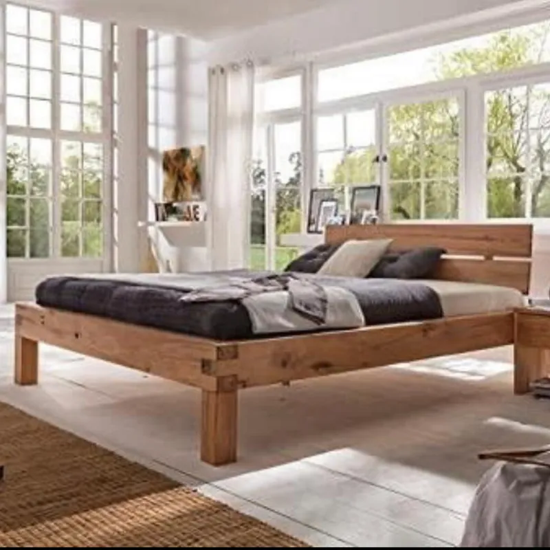 Cama Toronto en Madera natural - Dormitorio, Uruguay | Treehouse Deco