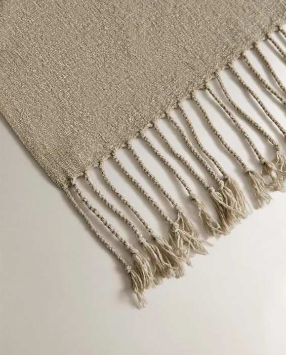 MANTA CHENILLA en Beige - Textiles, Uruguay | Zara Home, vista 3