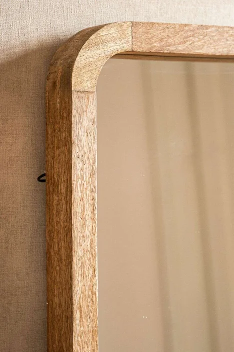 ESPEJO PUNTAS CURVAS - MANGO - 1.65 X 0.75 MTS en Madera natural - Espejos, Uruguay | La Iberica, vista 2