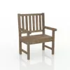 Banco de jardin 1 cuerpo Linea Naturale en Madera natural - Muebles para el exterior, Uruguay | La Cueva Muebles, vista 1 de 4