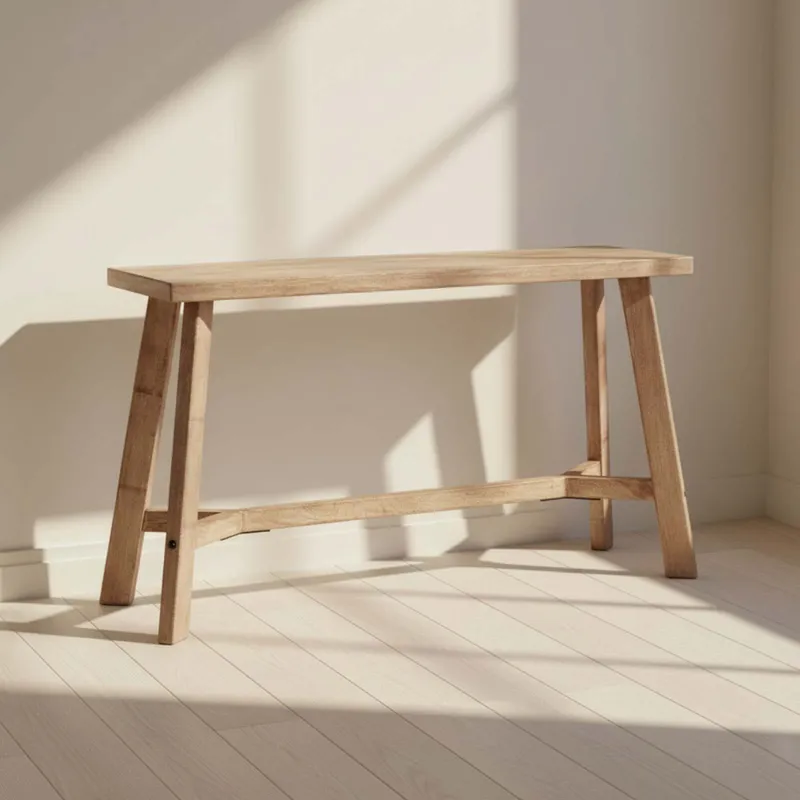 Consola Madera Natural-beige Ozzy Natural en Madera natural - Mesas de living, Uruguay | Divino