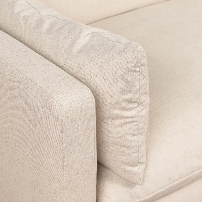 Sofá C/fundas Desmontables 3 Cuerpos Tela Natural-beige La Jola Crudo en Blanco - Sillones y sofás, Uruguay | Divino, vista 7