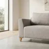 Sofá Gino - Microfibra - 3 cuerpos - TC1009 (Plata) en Gris - Sillones y sofás, Uruguay | NYR, vista 3 de 5