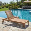 Reposera de Exterior 3 posiciones Madera - Caraíva en Madera natural - Muebles para el exterior, Uruguay | Rústico Hogar, vista 2 de 5