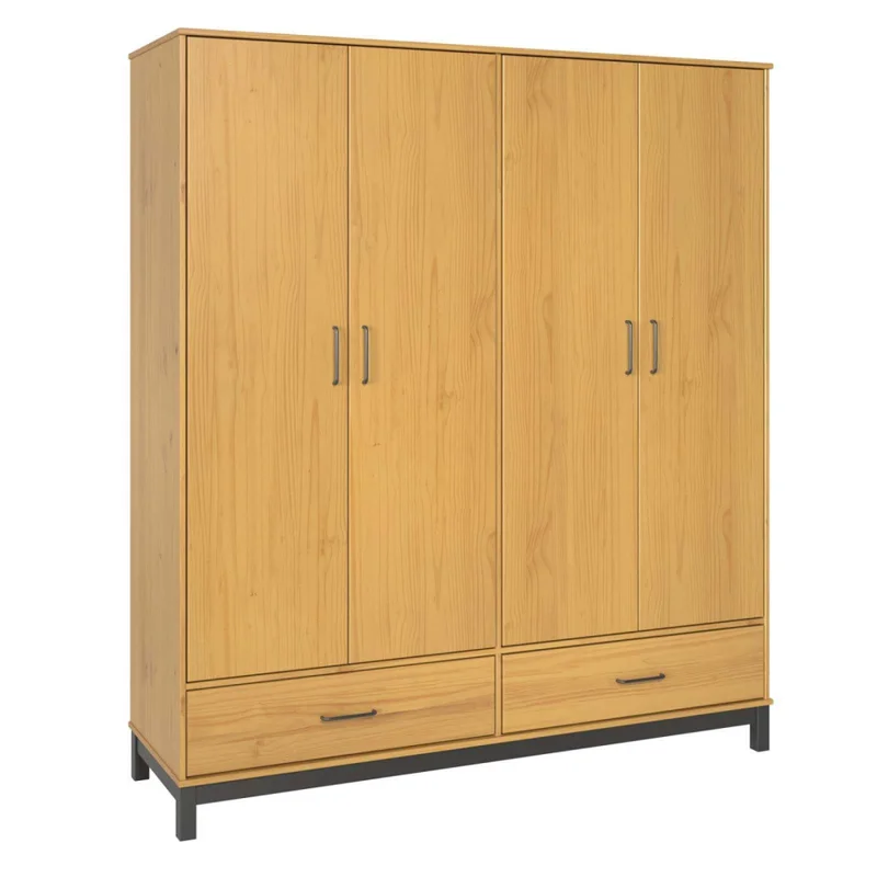 Placard 4 Puertas Madera Natural-beige Capri en Madera natural - Roperos y placares, Uruguay | Divino, vista 3