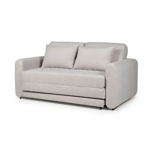 Sofá Cama Parma - Tela Microfibra - TC1009 (Plata) en Gris, Uruguay | NYR