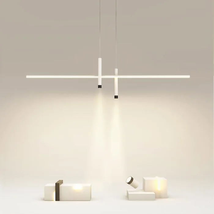 LUMINARIA MIES WHITE en Blanco - Lámparas colgantes, Uruguay | Berlina Store