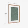 Cuadro abstracto Durkan de papel reciclado verde 100 x 70 cm en Verde - Decoración de pared, Uruguay | Kavehome, vista 8 de 8