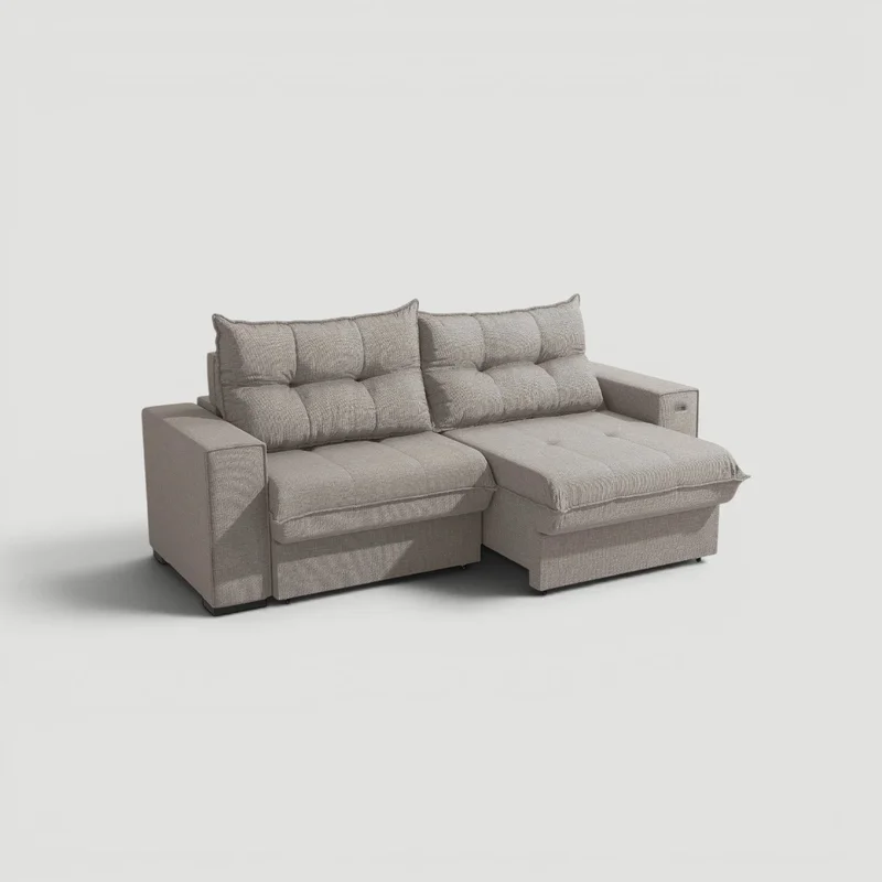Sofa Dorian 236CM - Retractil/Reclinable en Beige - Sillones y sofás, Uruguay | Balton, vista 9