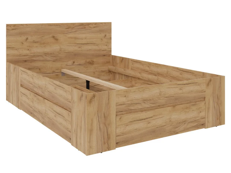 Estructura cama LIMFJORDEN King 180x200 3 cajones roble en Madera natural - Dormitorio, Uruguay | JYSK, vista 3