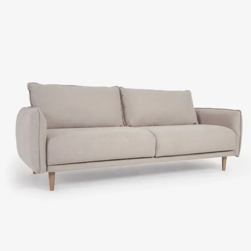 Sofá Carlota 3 - beige 213 cm en Beige - Sillones y sofás, Uruguay | Kavehome